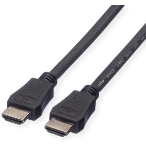 Value HDMI Kabel 7,5m – Højhastighed med Ethernet - Sort Value HDMI Kabel 7,5m – Højhastighed med Ethernet - Sort