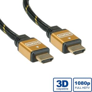 Roline Gold HDMI Kabel - 7,5m, Ethernet, 4K Roline Gold HDMI Kabel - 7,5m, Ethernet, 4K