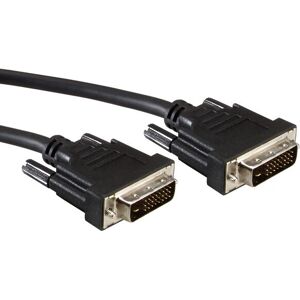 Value DVI Dual Link Cable - 7.5m - DVI-D (24+1) - Black Value DVI Dual Link Cable - 7.5m - DVI-D (24+1) - Black
