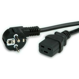Value Power Cable - 2m Black CEE7/7 C19 - Power Cable Value Power Cable - 2m Black CEE7/7 C19 - Power Cable