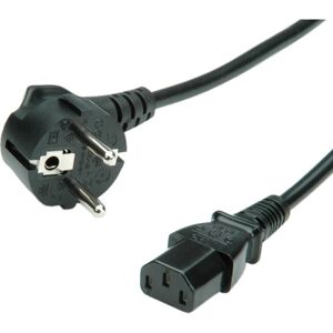 VALUE Voedingskabel - 1,8m, Zwart, IEC C13, CEE7/7 - Voedingskabel VALUE Voedingskabel - 1,8m, Zwart, IEC C13, CEE7/7 - Voedingskabel