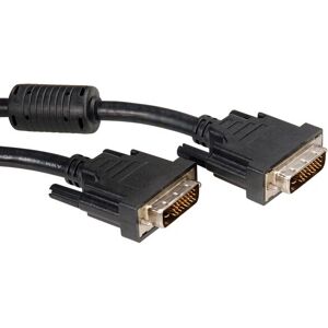 Cavo DVI Roline 5m Nero - DVI-D Cavo DVI Roline 5m Nero - DVI-D