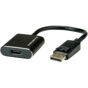 Roline DisplayPort HDMI-adapter - 0,15 m Sort Roline DisplayPort HDMI-adapter - 0,15 m Sort