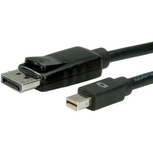 VALUE 11.99.5635 DisplayPort Kabel - 2m, Mini DisplayPort auf DisplayPort, Schwarz VALUE 11.99.5635 DisplayPort Kabel - 2m, Mini DisplayPort auf DisplayPort, Schwarz