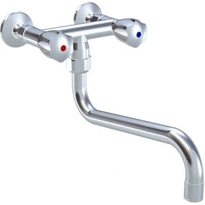 KWC K.24.42.11.000C86 Zweigriffmischer Wandmontage - Profiküche KWC K.24.42.11.000C86 Zweigriffmischer Wandmontage - Profiküche