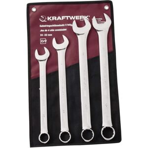 Kraftwerk 3558R Set di 4 Chiavi Combinati - 24-32mm Kraftwerk 3558R Set di 4 Chiavi Combinati - 24-32mm
