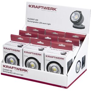 KRAFTWERK 702.000.100 Lampa robocza - LED, Czarny, 6 W KRAFTWERK 702.000.100 Lampa robocza - LED, Czarny, 6 W