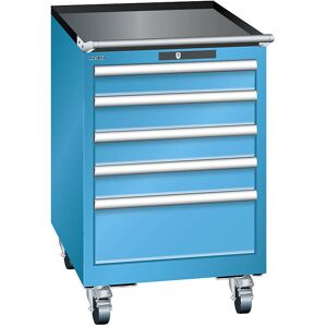 Dulap din oțel LISTA - 5 sertare - 890x572mm - Albastru deschis Dulap din oțel LISTA - 5 sertare - 890x572mm - Albastru deschis