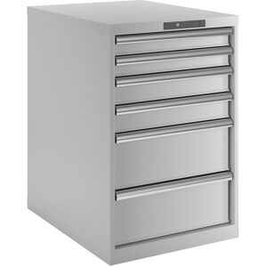 LISTA Dulap cu 6 sertare Gri Deschis - Mobilier de depozitare LISTA Dulap cu 6 sertare Gri Deschis - Mobilier de depozitare
