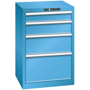 LISTA Dulap - 4 sertare - Albastru deschis - Mobilier LISTA Dulap - 4 sertare - Albastru deschis - Mobilier