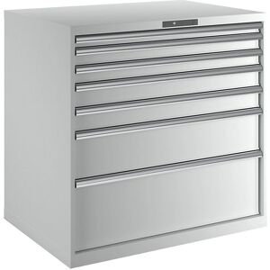Dulap metalic LISTA gri deschis - 7 sertare, 1023x725x1000mm Dulap metalic LISTA gri deschis - 7 sertare, 1023x725x1000mm