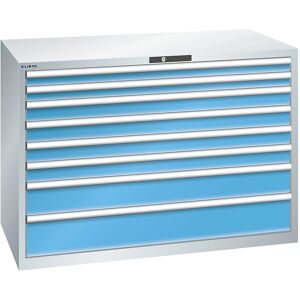 LISTA Dulap cu sertare din oțel - Albastru deschis - 8 sertare - Mobilier de depozitare LISTA Dulap cu sertare din oțel - Albastru deschis - 8 sertare - Mobilier de depozitare