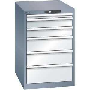 Dulap cu sertare LISTA - Albastru deschis - 6 sertare - 564x724x850mm Dulap cu sertare LISTA - Albastru deschis - 6 sertare - 564x724x850mm