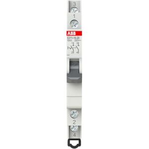 ABB E211-16-20 Elektrische Schakelaar - 16A, Grijs - Binnengebruik - Modulair ABB E211-16-20 Elektrische Schakelaar - 16A, Grijs - Binnengebruik - Modulair