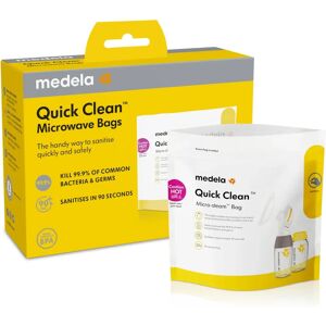 Medela Quick Clean Microwave Sterilization Bags - 5 pcs Medela Quick Clean Microwave Sterilization Bags - 5 pcs