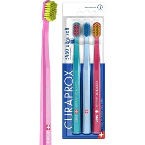 Curaprox Ultra Soft Toothbrush - 3 Pack - Sensitive, Gentle Curaprox Ultra Soft Toothbrush - 3 Pack - Sensitive, Gentle