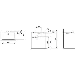 Lavabo Blanco para Pared - Lavabo Lavabo Blanco para Pared - Lavabo