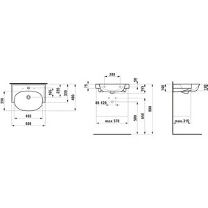 Laufen Il nuovo lavabo classico a incasso - Lavabo Laufen Il nuovo lavabo classico a incasso - Lavabo