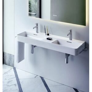 Laufen Dublu lavoar - Alb, 1200x420, un orificiu Laufen Dublu lavoar - Alb, 1200x420, un orificiu