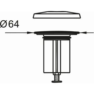 LAUFEN H3709890041041 Supapă de drenaj automată - Supapă de drenaj LAUFEN H3709890041041 Supapă de drenaj automată - Supapă de drenaj