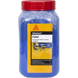 Sika - Cem Color - Azul - 700g - Polvo de color para cemento, cal y yeso Sika - Cem Color - Azul - 700g - Polvo de color para cemento, cal y yeso