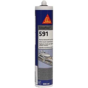 Mastic Marin Sika 591 - Élastique, Résistant, 300ml - Publicité Mastic Marin Sika 591 - Élastique, Résistant, 300ml - Publicité
