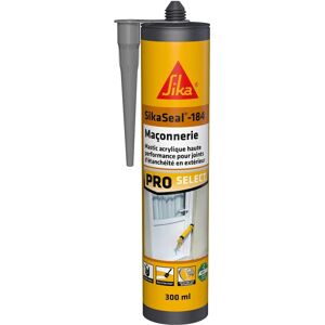 Sika - Seal 184 Mastic silicone pour maçonnerie - Gris - Publicité Sika - Seal 184 Mastic silicone pour maçonnerie - Gris - Publicité