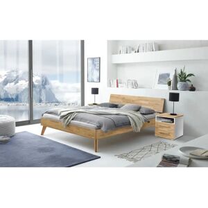 Hasena Ancona Bett - Massivholz, Beige, 140x200cm Hasena Ancona Bett - Massivholz, Beige, 140x200cm