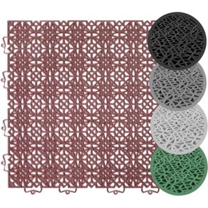 Carrelages en plastique Andiamo Terra Sol - 38x38 cm - Terre Cotta - 1 m² - Publicité Carrelages en plastique Andiamo Terra Sol - 38x38 cm - Terre Cotta - 1 m² - Publicité