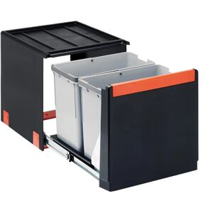 Franke Cube 40 28L Rettangolare Nero - Sistema di Smaltimento - 40 cm, Nero, 28L Franke Cube 40 28L Rettangolare Nero - Sistema di Smaltimento - 40 cm, Nero, 28L