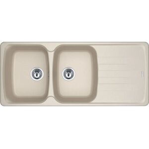 Franke AZG 621 Lavello montato su piano - Forma rettangolare - Colore sabbia Sahara - 2 vasche + gocciolatoio - 116 cm di larghezza Franke AZG 621 Lavello montato su piano - Forma rettangolare - Colore sabbia Sahara - 2 vasche + gocciolatoio - 116 cm di larghezza