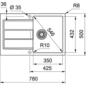 Franke Sirius 2.0 S2D 611-78 Tectonite Sink Franke Sirius 2.0 S2D 611-78 Tectonite Sink