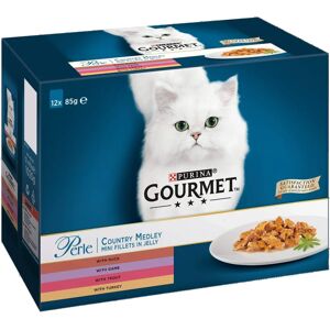 Gourmet Perle Cat Food - Country Medley in Jelly - 12x85g Gourmet Perle Cat Food - Country Medley in Jelly - 12x85g
