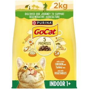 Go-Cat Complete Indoor Cat Food Chicken Vegetables - 2kg Go-Cat Complete Indoor Cat Food Chicken Vegetables - 2kg