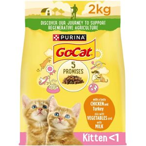 Purina Go-Cat Complete Kitten Chicken & Vegetable (2 Kg) Purina Go-Cat Complete Kitten Chicken & Vegetable (2 Kg)