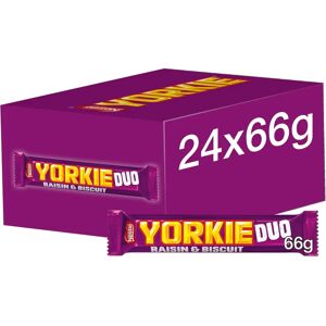 Nestlé Yorkie Raisin & Biscuit Milk Chocolate Duo Bar - Chocolate Bar Nestlé Yorkie Raisin & Biscuit Milk Chocolate Duo Bar - Chocolate Bar