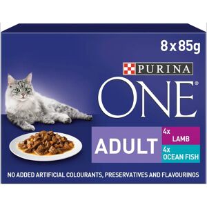Purina One Adult Mini Fillets In Gravy Ocean Fish & Lamb - Cat Food Purina One Adult Mini Fillets In Gravy Ocean Fish & Lamb - Cat Food