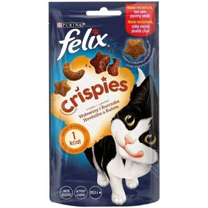 Purina Felix Crispies Boeuf Poulet - Croquettes pour chats - 45 G - Publicité Purina Felix Crispies Boeuf Poulet - Croquettes pour chats - 45 G - Publicité