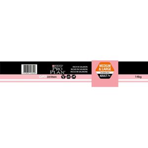 Purina OptiDerma Medium & Large Adult 7+ Sensitive skin salmon - 14kg Purina OptiDerma Medium & Large Adult 7+ Sensitive skin salmon - 14kg