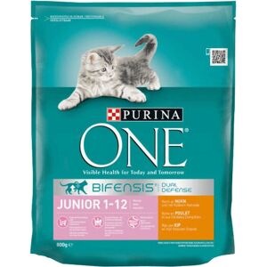 Purina - Junior Katzenfutter mit Huhn & Getreide 800 g - Trockenfutter für Kätzchen Purina - Junior Katzenfutter mit Huhn & Getreide 800 g - Trockenfutter für Kätzchen