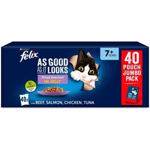 Felix Senior Model - Mixed in Jelly - Cat Food Felix Senior Model - Mixed in Jelly - Cat Food