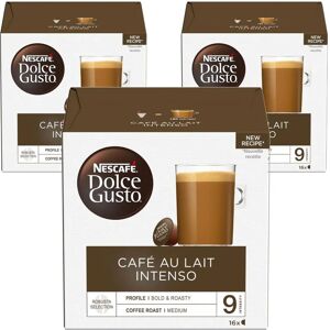 Nescafe NESCAFÉ Dolce Gusto Café au Lait Intenso Coffee Pods - 48 Capsules Nescafe NESCAFÉ Dolce Gusto Café au Lait Intenso Coffee Pods - 48 Capsules