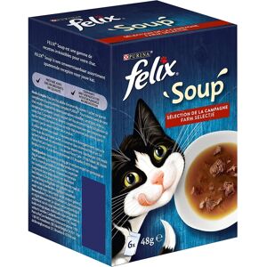 Felix - Nourriture pour chats avec texture de soupe - Bœuf, Poulet, Agneau - Publicité Felix - Nourriture pour chats avec texture de soupe - Bœuf, Poulet, Agneau - Publicité