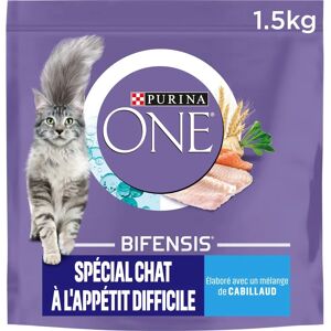 Nourriture pour chats Purina ONE cabillaud et truite - Pour chats difficiles - Publicité Nourriture pour chats Purina ONE cabillaud et truite - Pour chats difficiles - Publicité