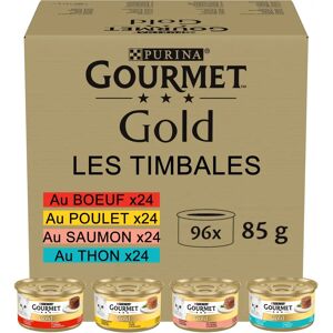Nourriture pour chat Gourmet Gold - Pack multiple - 96x85g - Publicité Nourriture pour chat Gourmet Gold - Pack multiple - 96x85g - Publicité