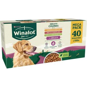Winalot Adult Grain Free Wet Dog Food - Jelly Pouches 40x100g Winalot Adult Grain Free Wet Dog Food - Jelly Pouches 40x100g