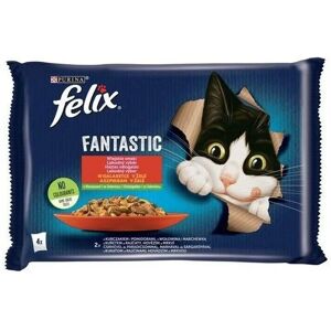 Purina Felix Fantastisch Kip Rund Wortel - Nat kattenvoer 340g Purina Felix Fantastisch Kip Rund Wortel - Nat kattenvoer 340g