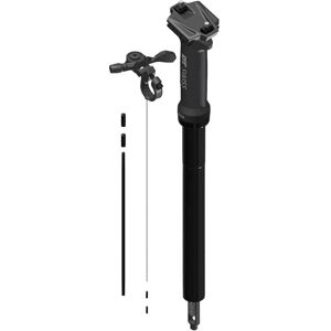 Poste de selle télescopique Swiss D 232 Trigger - 60mm Course, 27.2mm - Publicité Poste de selle télescopique Swiss D 232 Trigger - 60mm Course, 27.2mm - Publicité