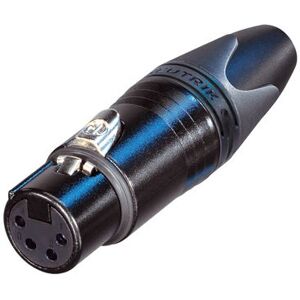 Neutrik NC4FXX-BAG Conector de cabo - Macho, 4-pinos, Preto Neutrik NC4FXX-BAG Conector de cabo - Macho, 4-pinos, Preto