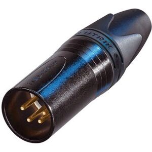 Neutrik NC4MXX-B XLR 4-pins hannkontakt - Kabelkontakt Neutrik NC4MXX-B XLR 4-pins hannkontakt - Kabelkontakt